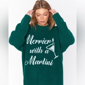 Show Me Your Mumu martini classic crewneck sweater